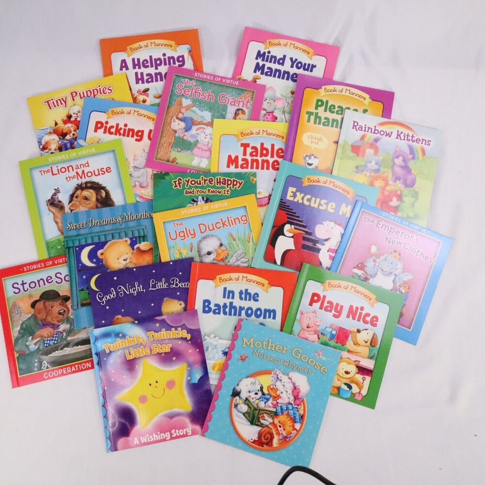 Childrens Book Set of 20 W/Bag Phoenix Inter. Publ.